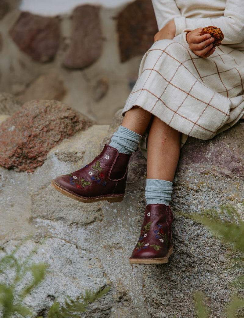 Petit Nord Blackberries Ankle Boot Boots Plum 075