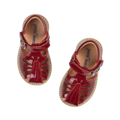 Butterfly Sandal - Cherry Patent