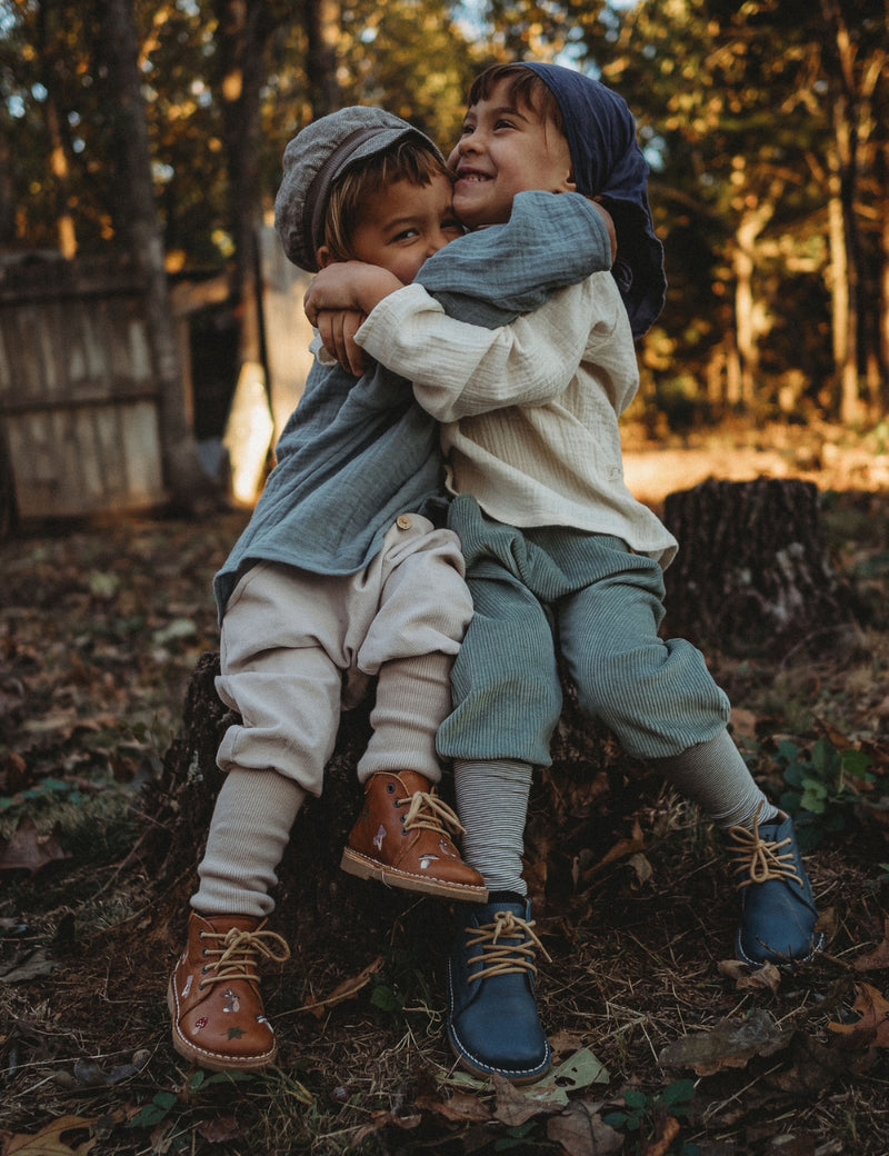 Petit Nord Classic Boot Low Boot Shoes Teal 151