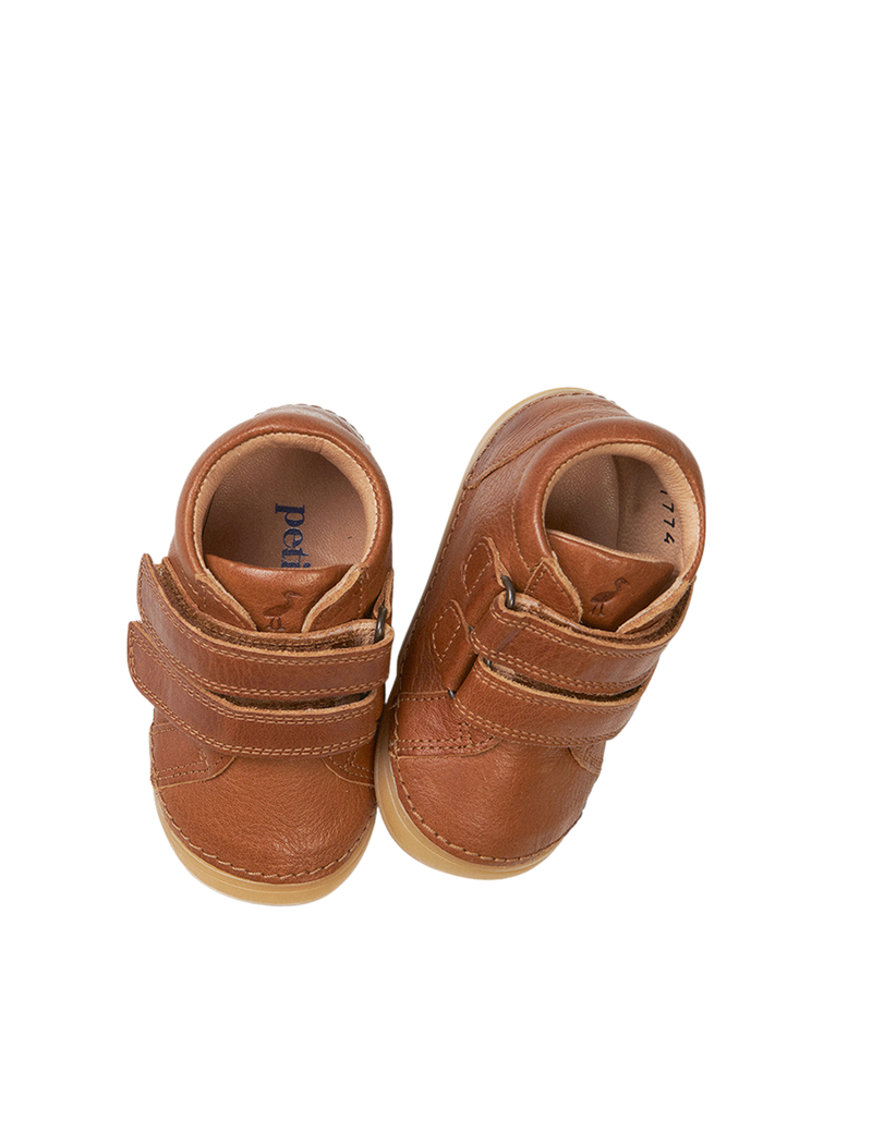 Petit Nord Everyday shoe Velcro Sneakers Cognac 002