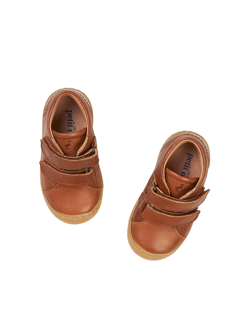 Petit Nord Everyday shoe Velcro Sneakers Cognac 002
