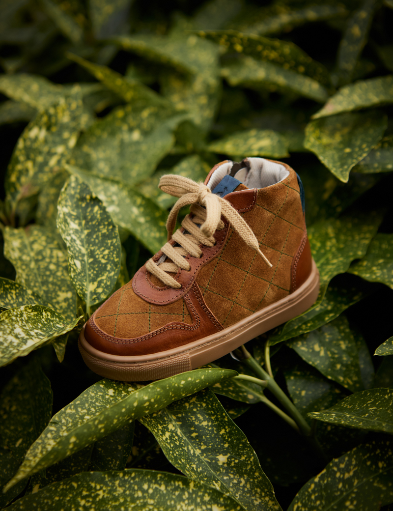 Cognac high 2025 top sneakers