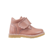 Scallop Velcro Boot - Old rose