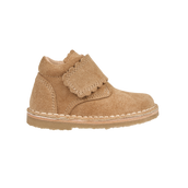 Scallop Velcro Boot - Sahara Suede