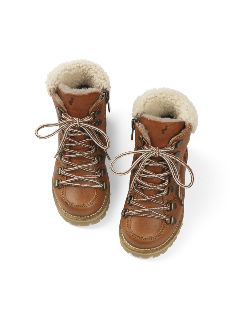 Shearling Winter Boot Cognac – Petit Nord EU
