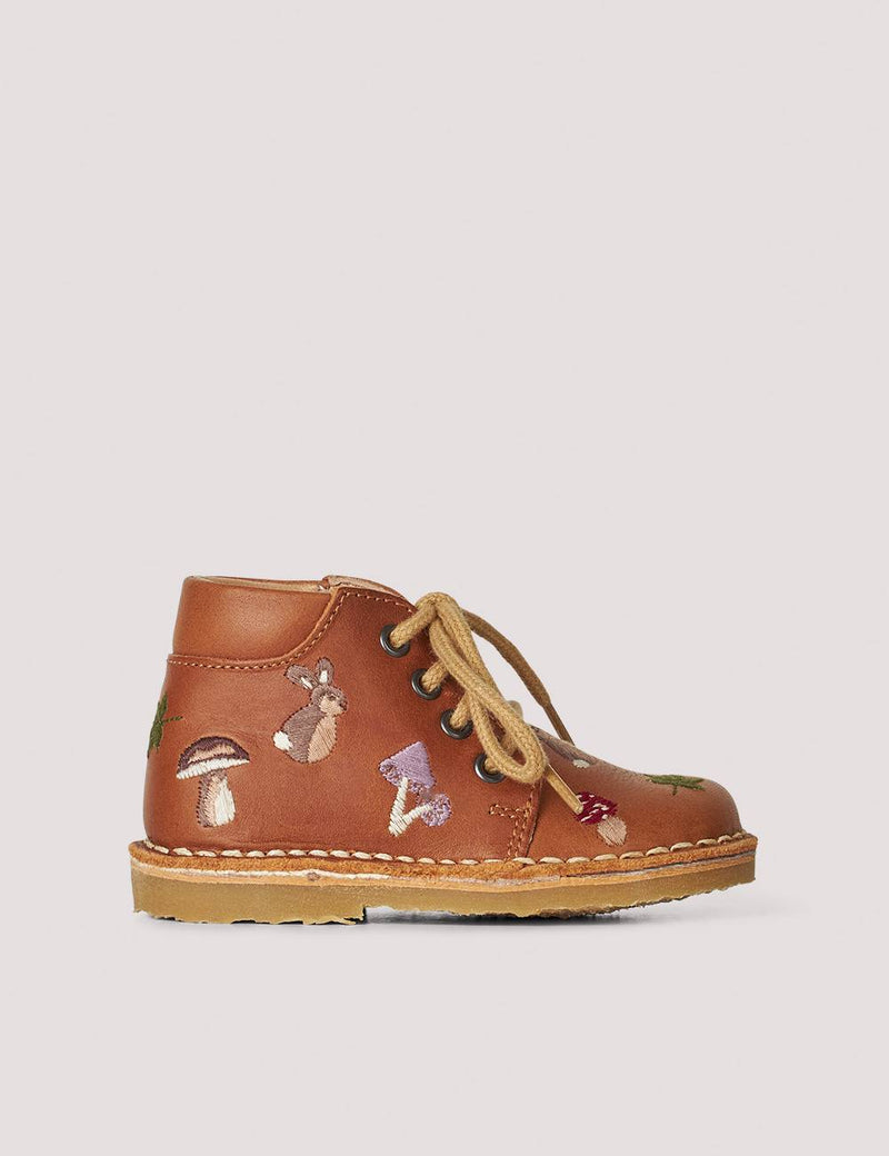 Petit Nord Woodland Classic Boot Low Boot Shoes Cognac 002